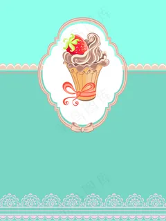 浪漫甜品蛋糕下午茶约会美食矢量背景 浪漫甜品蛋糕下午茶约会美食矢量背景