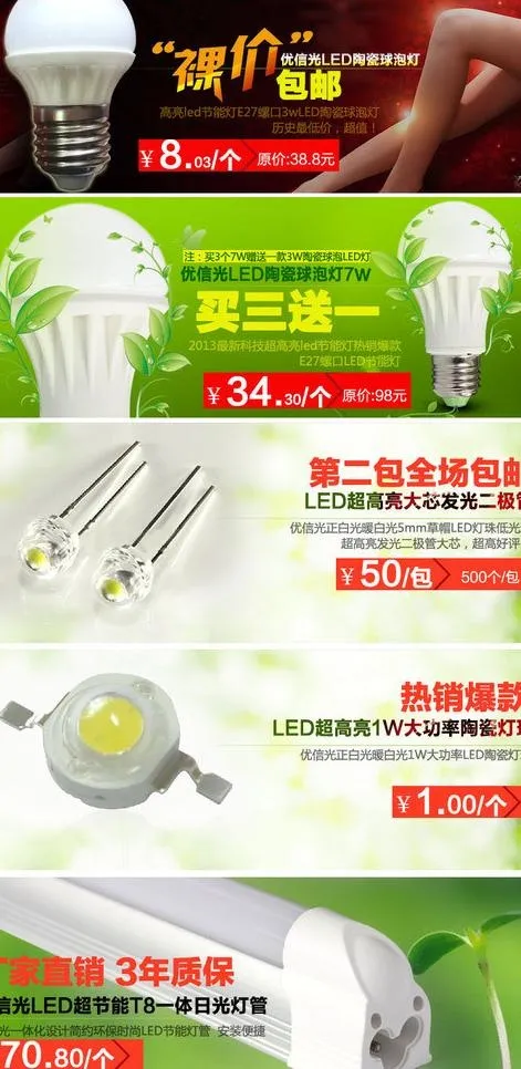 淘宝单品宣传图psd图片psd模版下载