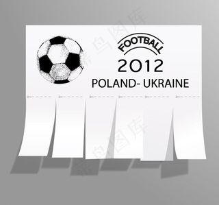 波兰乌克兰足球比赛背景图片
