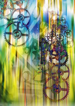 自行车齿轮背景