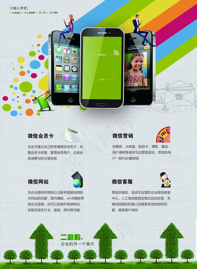 微信推广海报PSD素材