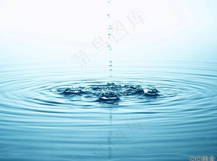 蓝色水图片