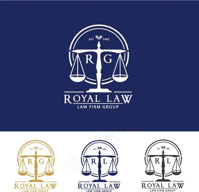 天平标志设计eps,ai矢量模版下载