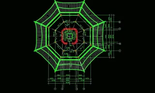 古建筑古塔CAD素材