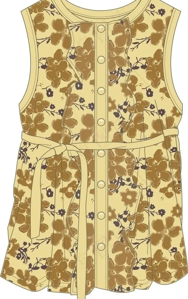 服装设计图片cdr矢量模版下载