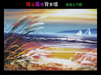 风景油画艺术画抽象油画