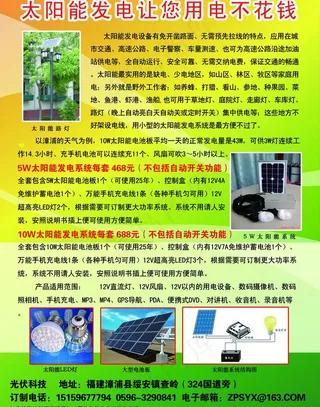 太阳能宣传图片