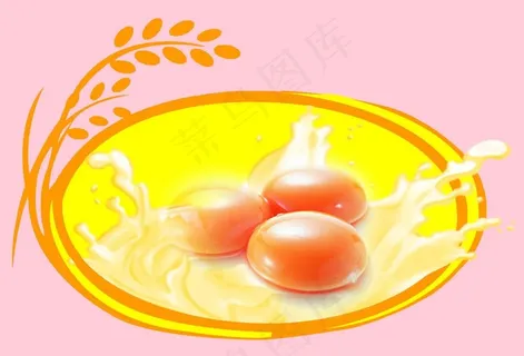 牛奶鸡蛋图片