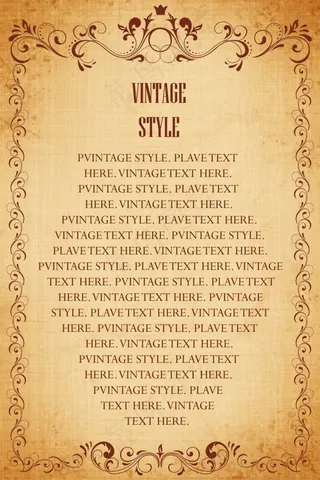 复古欧美边框餐牌