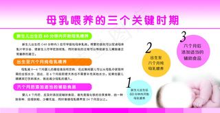 母乳喂养的三个关键时期