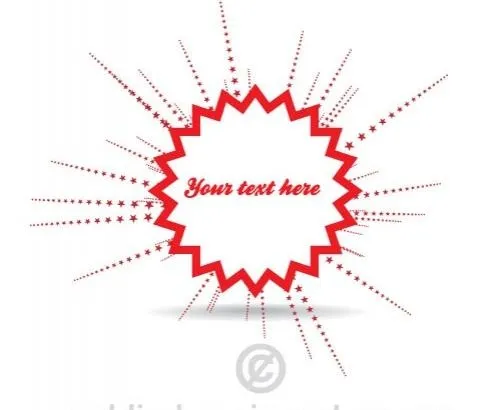 空载体的贴纸eps,ai矢量模版下载