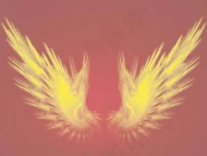 光束翅膀笔刷图片
