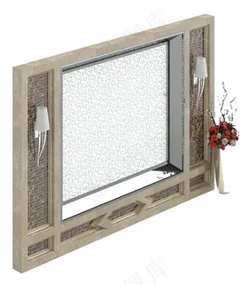 背景墙模型模板模板下载