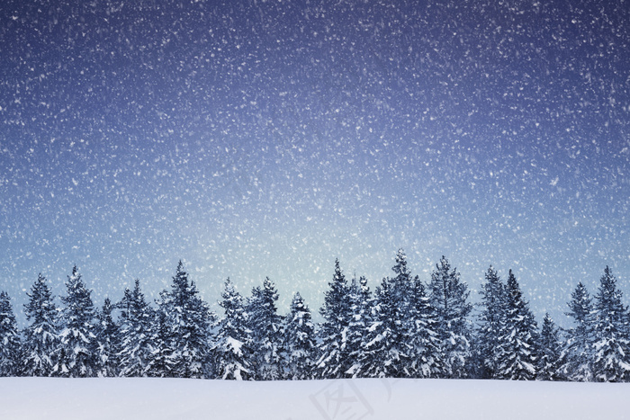 雪景背景素材