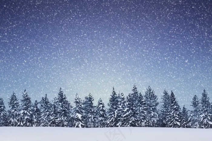 雪景背景素材