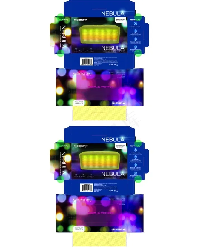 电子产品彩盒设计ai矢量模版下载