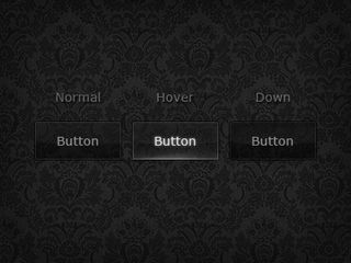 黑色底纹多媒体按钮标签