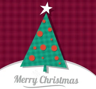 抽象圣诞树背景图片