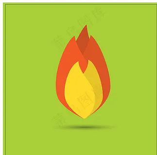 矢量火焰标志图片