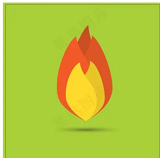 矢量火焰标志图片