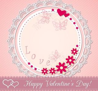 情人节爱心花朵图片