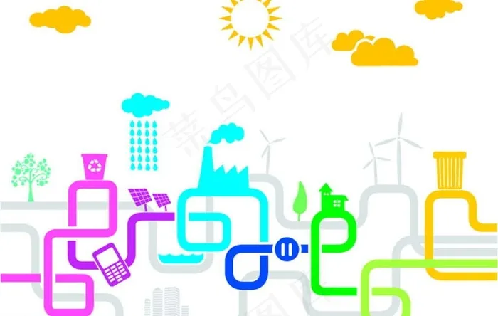 环境保护图片eps,ai矢量模版下载