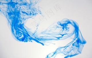 蓝色水墨背景图片