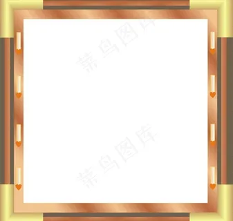 简单大方复古相框图片