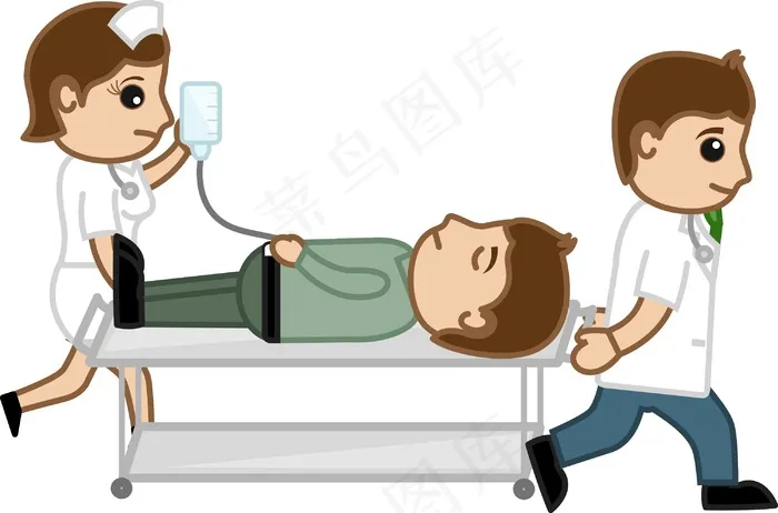 医生和护士进行患者手术eps,ai矢量模版下载