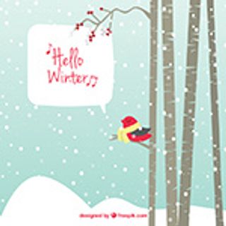 冬天的自然背景