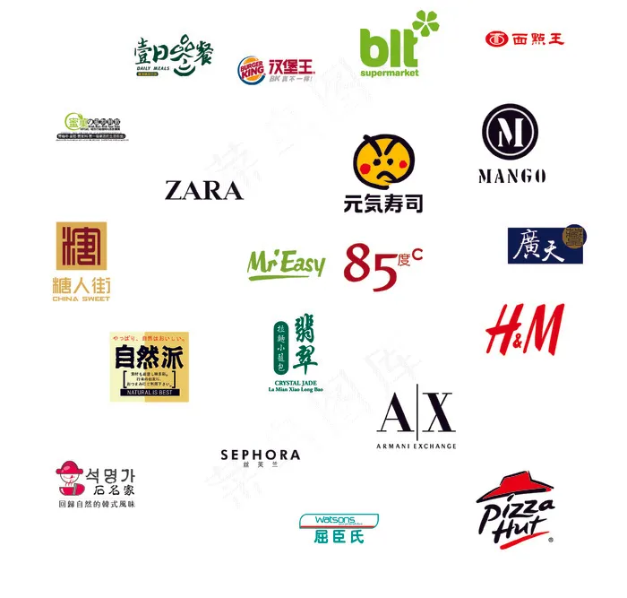 知名品牌矢量logoai矢量模版下载