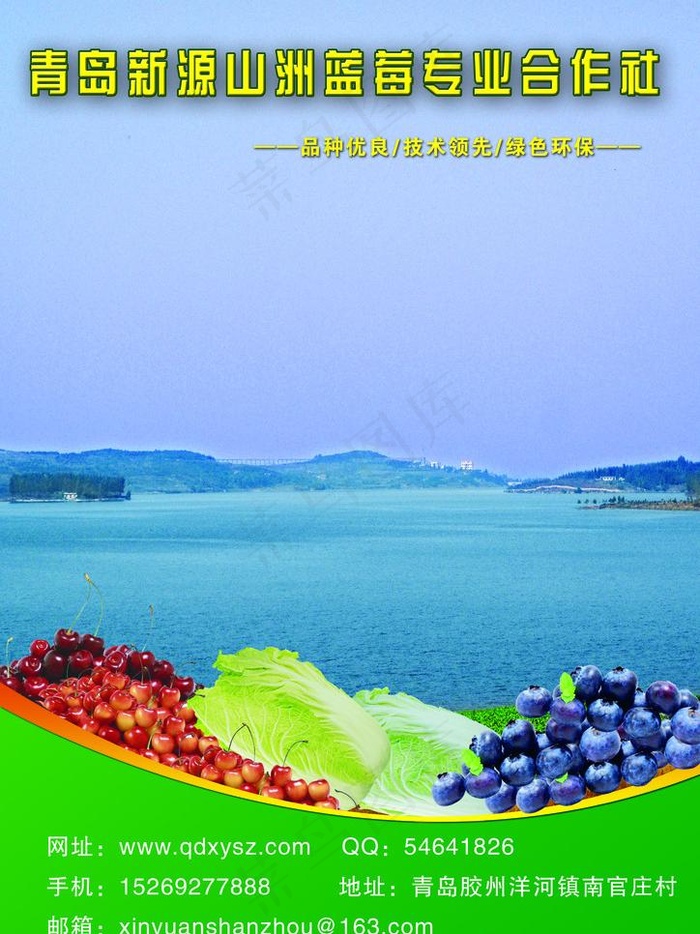 农产品宣传彩页图片