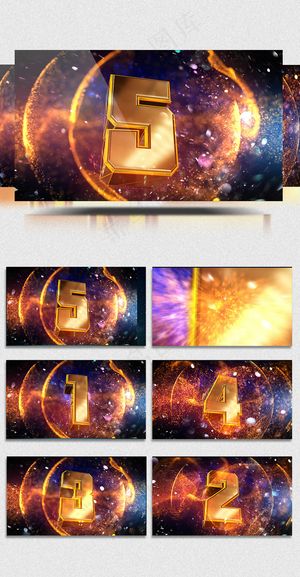 时尚倒计时AE模板