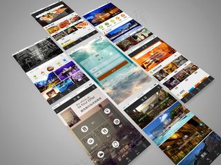 旅游app界面展示