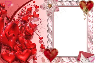 爱心相框图片