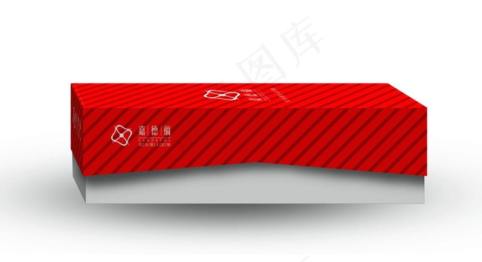 珠宝包装盒 (平面图)图片cdr矢量模版下载