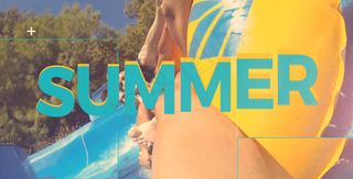 清爽多彩夏日旅游片头AE模板