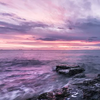 淘宝天猫唯美场景晚霞风景主图背景