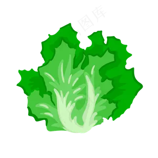 生菜蔬菜手绘卡通素材生菜蔬菜手绘卡通素材