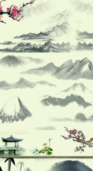 水墨素材图片