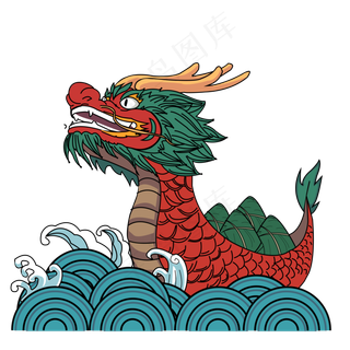 端午节龙舟载着一船粽子PNG素材端午节龙舟载着一船粽子PNG,免抠元素