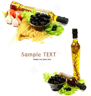 植物油和蔬菜水果图片