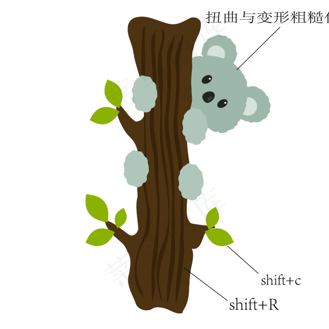 考拉ai矢量模版下载