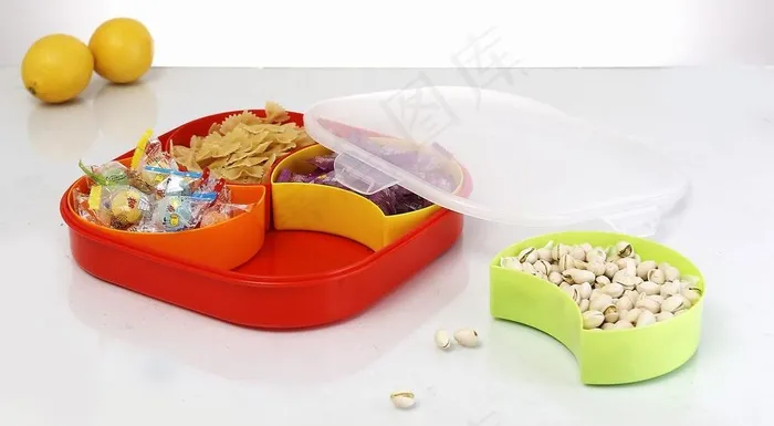 干果 糖果 水果盘图片