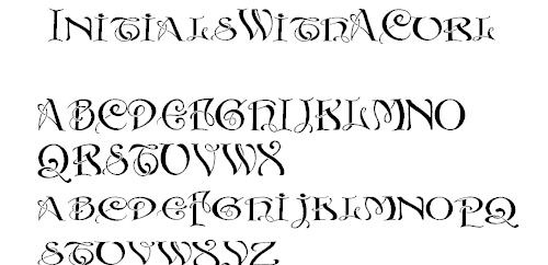 InitialsWithACurl...