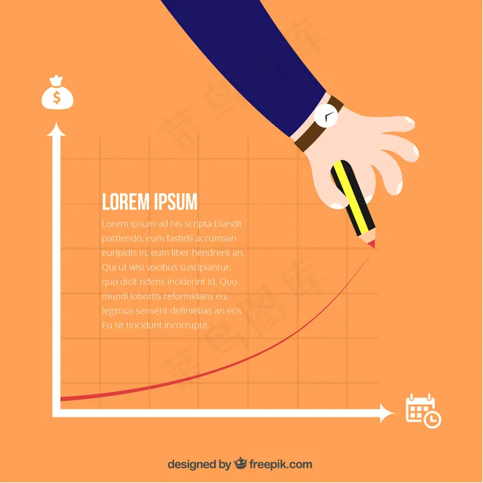 业务统计模板ai矢量模版下载