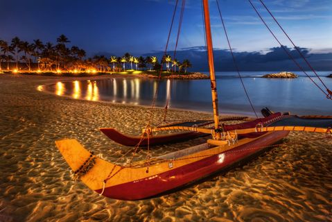 夏威夷海滩图片