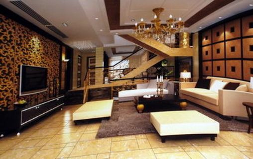 欧式客厅修饰图