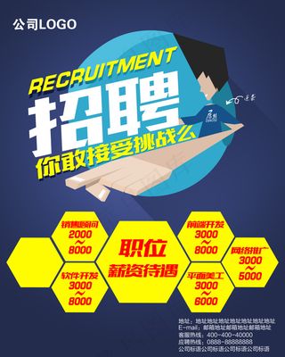 招聘海报-屌丝逆袭