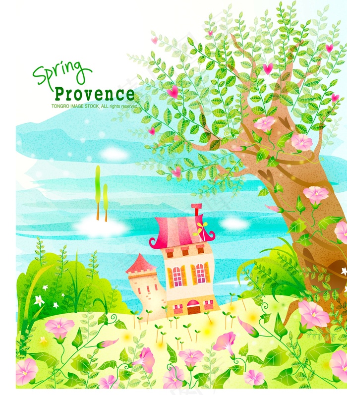 开森系卡通Q版手绘插画动物矢量